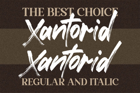 Xantorid Font Letterena Studios 