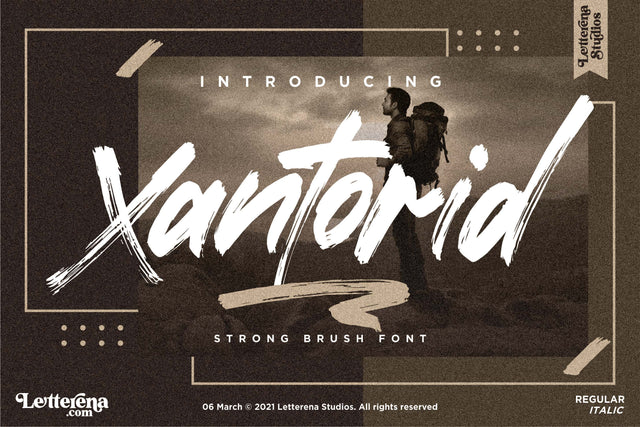 Xantorid Font Letterena Studios 