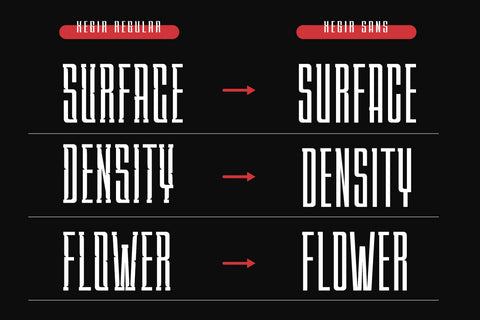 XEGIR | Retro Condensed Font Font twinletter 