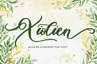 Xiolien Font Fallen Graphic Studio 