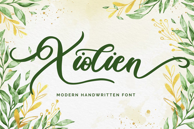 Xiolien Font Fallen Graphic Studio 