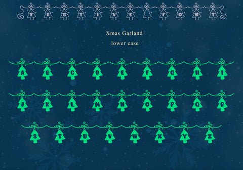 Xmas Garland Font BB Digital Arts 