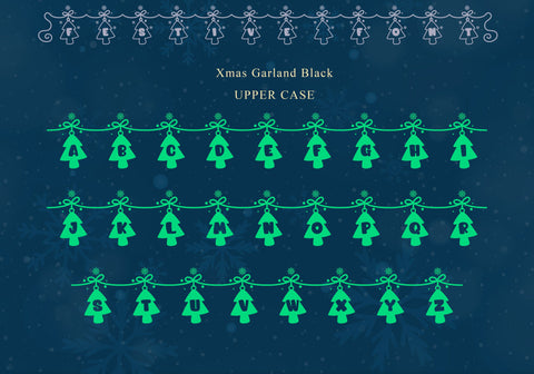 Xmas Garland Font BB Digital Arts 
