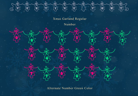 Xmas Garland Font BB Digital Arts 