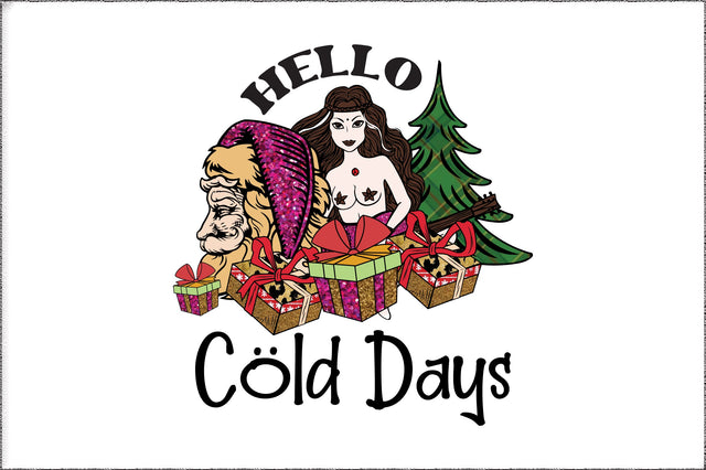 Xmas Hippie Girl Sublimation Sublimation Jagonath Roy 