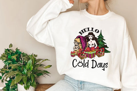 Xmas Hippie Girl Sublimation Sublimation Jagonath Roy 