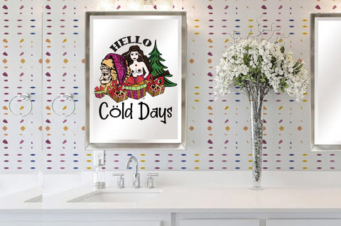 Xmas Hippie Girl Sublimation Sublimation Jagonath Roy 