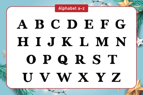 Xmas Monogram Color Fonts Font Fox7 By Rattana 