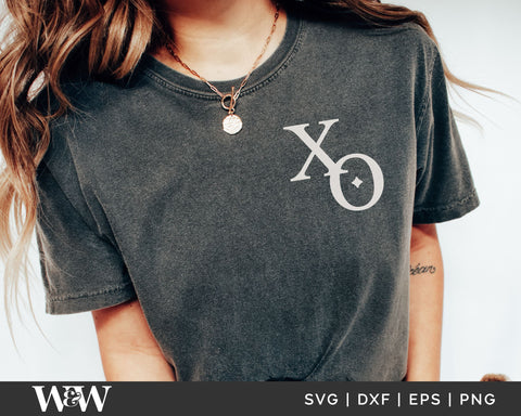 XO Monogram SVG | Boho Valentine SVG SVG Wood And Walt 