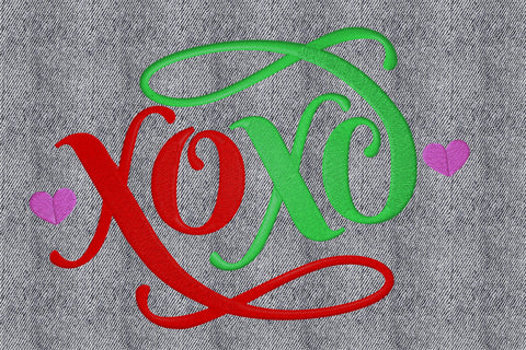 xo xo christmas Embroidery/Applique DESIGNS embroidery-workshop 