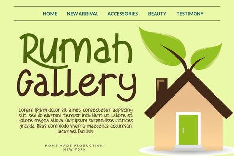 Xoana Rush Font Wildan Type 