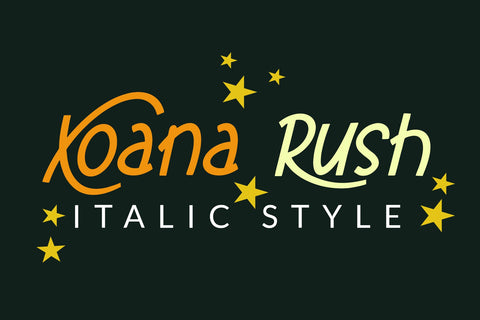 Xoana Rush Font Wildan Type 