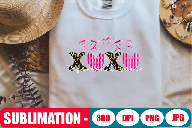 Xoxo Hugs and Kisses Sublimation Graphic SVG Blessedprint 