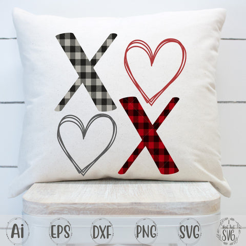 XOXO Hugs & Kisses Arrow SVG I Want That SVG 