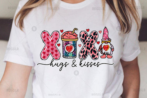 Xoxo hugs & kisses SVG Sublimation Regulrcrative 