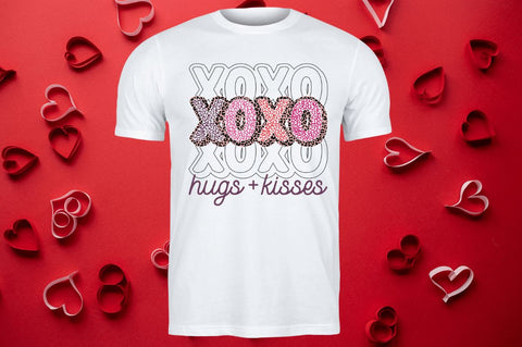 XOXO hugs+kisses SVG Sublimation Regulrcrative 