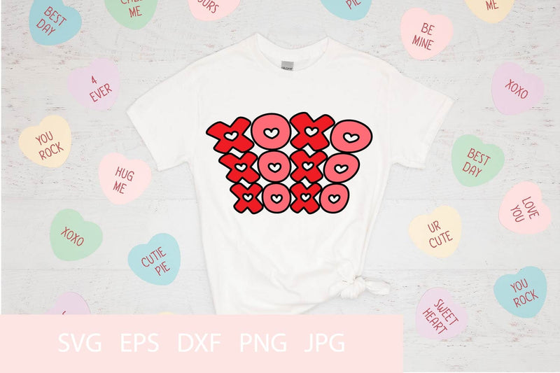 XOXO SVG PNG, Valentine Shirt Svg Free For Commercial Use - So Fontsy