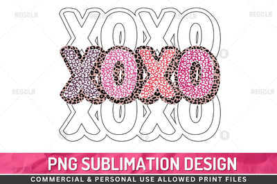 XOXO SVG Sublimation Regulrcrative 