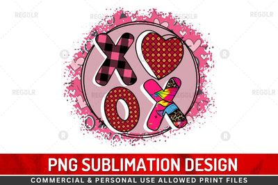 Xoxo SVG Sublimation Regulrcrative 