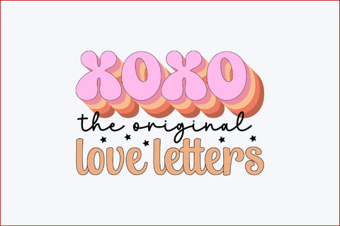 xoxo the original love letters Sublimation SVGArt 