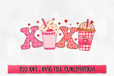 Xoxo valentine PNG Sublimation SVG Shetara Begum 