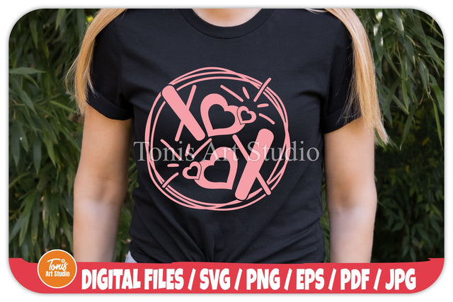 XoXo Valentine SVG | XoXo SVG | Cute Valentine Svg | Valentine's Day Svg | Love Shirt Svg SVG TonisArtStudio 