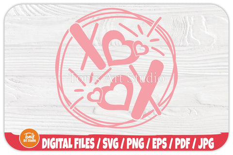XoXo Valentine SVG | XoXo SVG | Cute Valentine Svg | Valentine's Day Svg | Love Shirt Svg SVG TonisArtStudio 