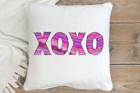 XOXO Valentine's Day PNG | Valentine's Day Sublimation Design Sublimation B Renee Design 