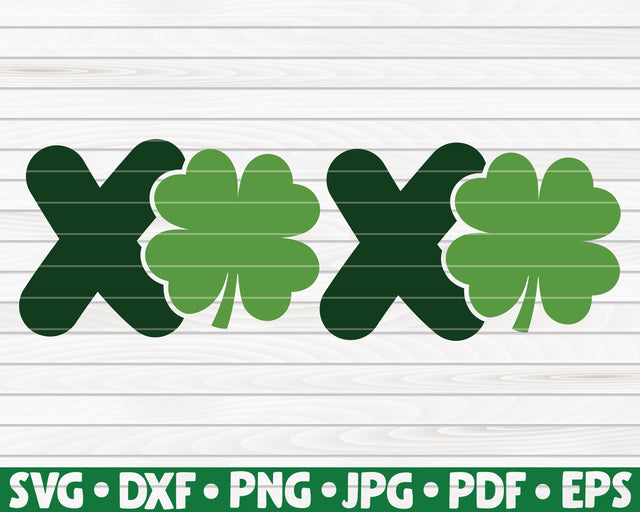 XoXo wish shamrock SVG | St. Patrick's Day SVG HQDigitalArt 