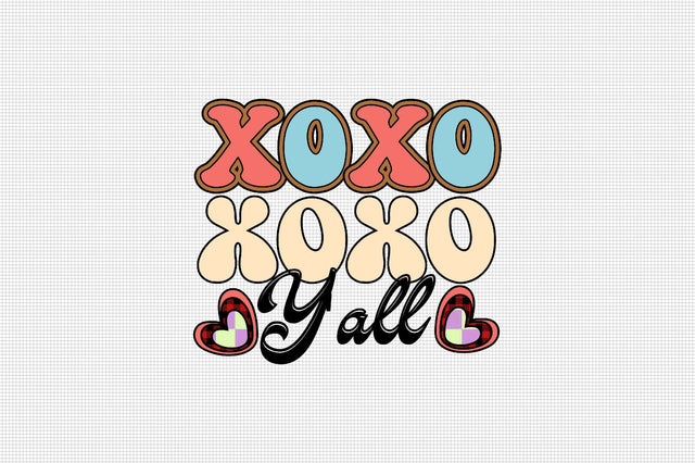 XOXO Y'all Sublimation SVGArt 