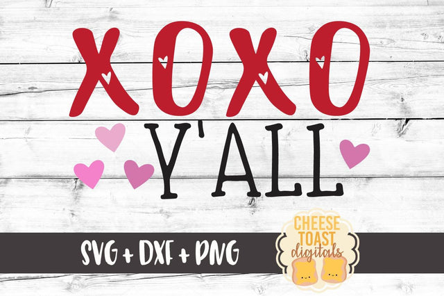 XOXO Y'all SVG Cheese Toast Digitals 