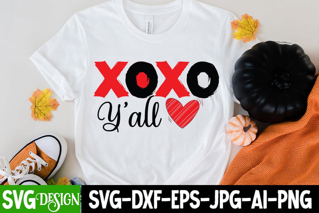Xoxo Y'all SVG Cut File, Happy Valentine's Dya Sublimation Bundle ,Valentine Day Sublimation Design, Valentine Day PNG , Valentines Svg Mega Bundle. Valentine's Day Svg Bundle. Valentine Quotes Svg. Funny Valentine's SVG BlackCatsMedia 