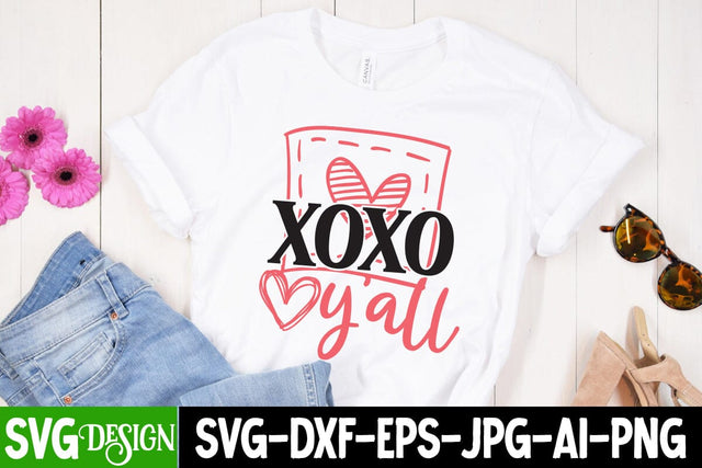 XOXO Y'all SVG Cut File SVG BlackCatsMedia 