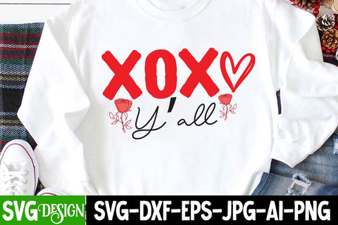 XOXO Y'all SVG Cut File SVG BlackCatsMedia 