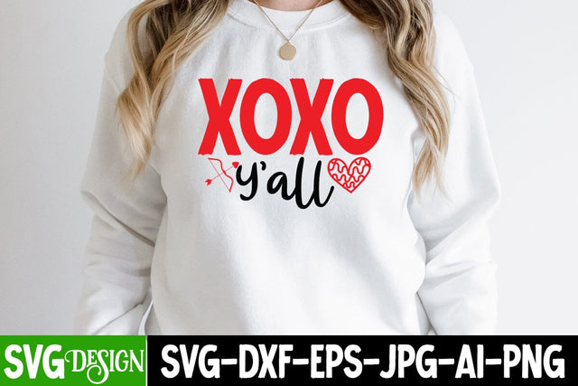 Xoxo Y'all SVG Cut File SVG BlackCatsMedia 