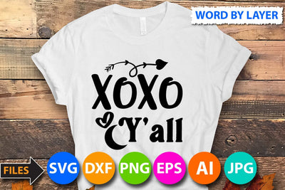 XoXo Y'all SVG Cut File SVG BlackCatsMedia 