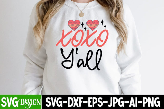 Xoxo Y'all SVG Cut File SVG BlackCatsMedia 