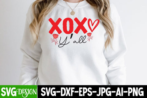 XOXO Y'all SVG Cut File SVG BlackCatsMedia 