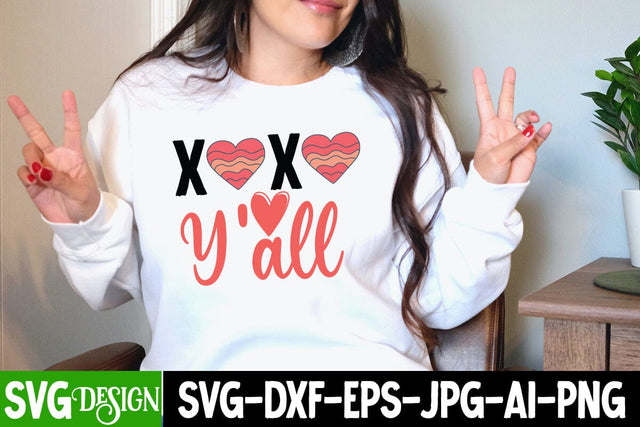 XOXO Y'all SVG Cut File SVG BlackCatsMedia 