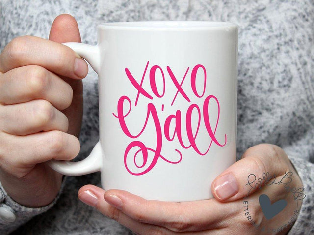 XOXO Y'all SVG File SVG So Fontsy Design Shop 