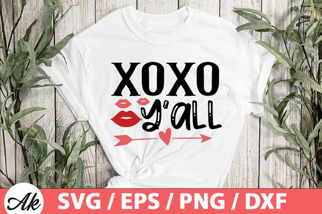 Xoxo y'all SVG SVG akazaddesign 