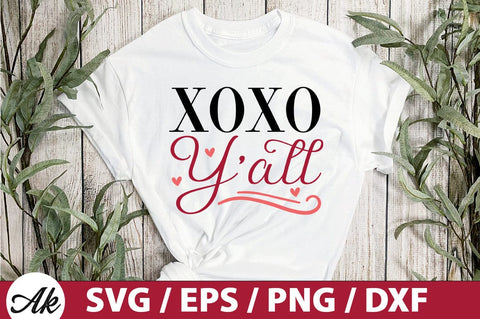 Xoxo y'all SVG SVG akazaddesign 