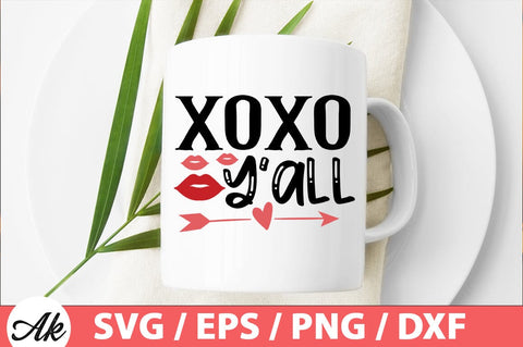 Xoxo y'all SVG SVG akazaddesign 
