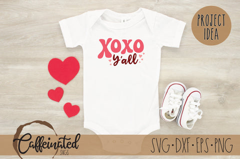 XOXO Y'all SVG SVG Caffeinated SVGs 