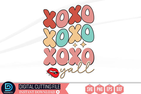 Xoxo y'all SVG SVG DESIGNISTIC 