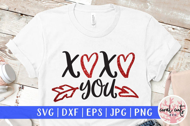 XOXO You – Love And Valentine SVG EPS DXF PNG SVG CoralCutsSVG 