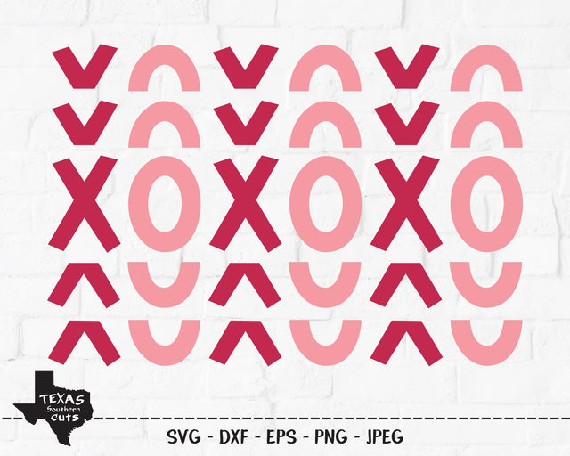 XoXoXo | Valentines SVG SVG Texas Southern Cuts 