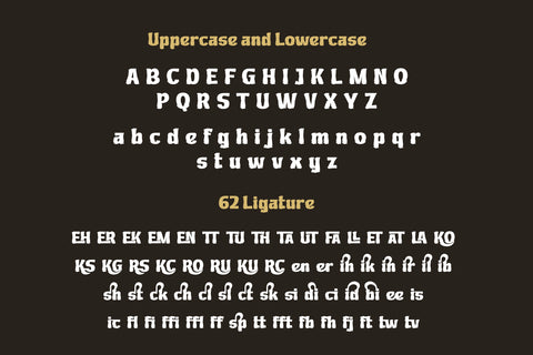 Xutwef | Display Hero Font Font twinletter 