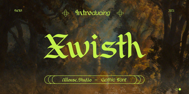 Xwisth Font Allouse.Studio 
