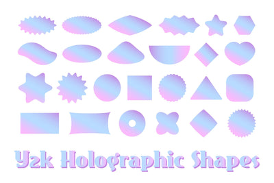 Y2k Holographic Shapes Sublimation Rin Green 